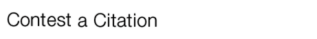 Contest a Citation